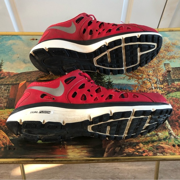 Nike Dual Fusion Run 2 'Gym Red' - Picture 6 of 8